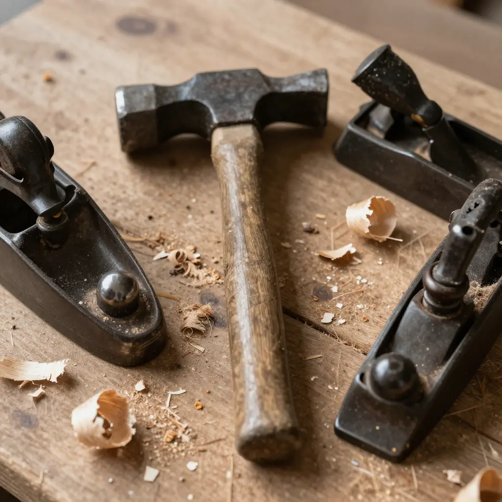 Håndverksmaterialer og verktøy